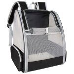 1 sac de transport pour chien et chat, pliable et respirant, noir, adapt� aux animaux jusqu'� 10 kg, ...