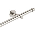 Ctlite - 1 tringle � rideau murale 20 mm acier inoxydable - 280 cm