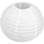 1 x abat - jour de lanterne en papier japonais chinois pour mariage f�te, 40cm(16 pouces) blanc cr�me ...