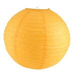 1 x abat - jour de lanterne en papier japonais pour le mariage, 40cm (16 pouce) jaune profond