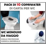 10 abat - jour wc jetables en papier protection abat - jour wc hygi�ne salle de bain