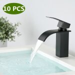 Cecipa - 10× robinet lavabo noir - mitigeur de salle de bain - robinet cascade pour vasque solide - robinetter ... Cecipa - 10× robinet lavabo noir - mitigeur de salle de bain - robinet cascade pour vasque solide - robinetter ...
