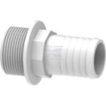 10 connecteur de tuyau droit en nylon filetage ma le 25mm pompe de support en caoutchouc