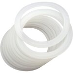 10 joints en silicone platine pour bocaux mason, �tanches et r�utilisables