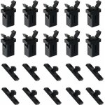 10 paires serrure de loquet de poubelle  couvercle tactile en plastique rechange compatible avec brabantia ...