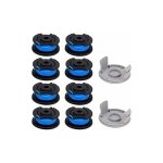 10 paquets bobine de rechange pour coupe - bordure de ligne 0, 065 pouce pour ryobi 18v 24v 40v, compatible ...