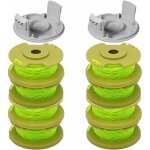 10 paquets bobine de rechange pour coupe - bordure pouce pour ryobi , compatible avec ryobi one + ac14rl3a, ...