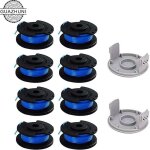 10 paquets bobine de rechange pour coupe - bordure pouce pour ryobi compatible avec ryobi one + ac14rl3a, ...