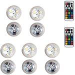 10 pcs mini lumi�res led submersible, led light lampe sous - marines �tanche rgb multicolore led �clairage ...