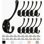 Norcks - 10 pcs patère porte manteau murale vintage crochet métal de porte chapeau crochet rétro pour ... Norcks - 10 pcs patère porte manteau murale vintage crochet métal de porte chapeau crochet rétro pour ...