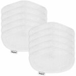 10 pcs serpillres reutilisable pour vaporetto brosse vaporforce, paeu0332 vadrouilles de rechange lavables ...