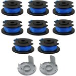 10 pices bobine de rechange pour dbroussailleuse, fil bobine coupe bordure, compatible avec ryobi one ...