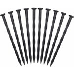 10 pi�ces clous bordure de gazon, piquets d'ancrage de jardin en plastique clou de sol pour tente piquets ...