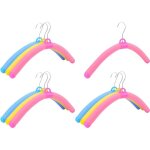 10 pi�ces (couleurs al�atoires) cintres en �ponge antid�rapants cintres multi - usages organiseurs peu ...