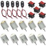 10 pièces mini moteur électrique 130 micro moteur dc 1, 5 v - 6 v 20 000 tr / min, 5 pièces mini interrupteur ... 10 pièces mini moteur électrique 130 micro moteur dc 1, 5 v - 6 v 20 000 tr / min, 5 pièces mini interrupteur ...