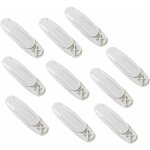 10 pices multiprise support de cables auto - adhsif, fixateur mural pour bureau fixateur pour routeur ...