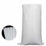 10 pi�ces sac � gravats, sacs tiss�s blanc 60x100 cm, sac gravat de grande capacit�, pour la logistique ...