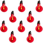 10 pices volaille eau potable tasses automatique en plastique poulet cage bols d'eau caille piegon abreuvoirs ...