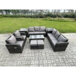 10 places ensembles de salon de jardin avec 2 chaise inclinables table basse 2 tables d'appoint 2 petits ... 10 places ensembles de salon de jardin avec 2 chaise inclinables table basse 2 tables d'appoint 2 petits ...
