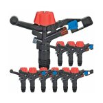 Suinga - lot de 10 arroseur d'arrosage 3 / 4'' agricole circulaire 360, 12 - 14 m. dbit 1, 24 - 1, ...
