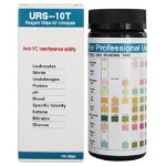 100 bandelettes de test d'analyse d'urine, 10 tests de ctone urinaire, bandelettes de test de sucre ...