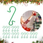 100 crochets de no�l, crochet en m�tal de no�l, boules no�l en forme de s, attache boule de noel, cintres ...