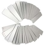 100 �tiquettes en aluminium pour le jardinage - rectangle, panneaux de signalisation pour l'ext�rieur, ...