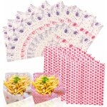 100 feuilles btonnets de cire d'abeille, emballage de gteau antiadhsif emballage de cuisson papier ...