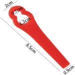 100 lames en plastique pour coupe - bordures sans fil bg - ct 18 li, rg - ct 18 / 1 li, ge - ct 18 li ...