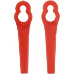 100 lames de rechange pour coupe - herbe en plastique rouge 105mm