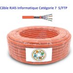Ar - 100 m câble d'installation rj 45 informatique catégorie 7 - s / ftp - 4 paires Ar - 100 m câble d'installation rj 45 informatique catégorie 7 - s / ftp - 4 paires