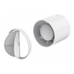 100 mm extracteur d'air silencieux 12w conome en nergie  flux mixte ventilateur de conduit pour bain, ...