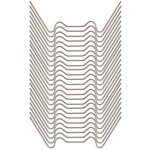 100 pcs clips de vitrage pour serre7. 51. 5cm clip de vitrage type w clips de vitrage pour serre de jardin ...