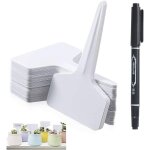 100 pcs etiquette jardin exterieur marqueurs en plastique de plantes type t plastique etiquette potager ...