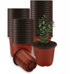 100 pcs pot de semis plastique 10 cm pots de ppinire plantes pot de plantes fleurs pour maison jardin ...