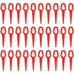 100 pi�ces lames de coupe en plastique, 76mm lames de tondeuse � gazon coupe - herbe pour trim lawn garden ...