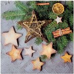 Lot de 20 serviettes papier gateau de noel