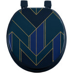 Douceur d'int�rieur - abattant wc charnieres plastique graphique