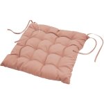 Douceur d'int�rieur - coussin de chaise assise matelass� 40 x 40 cm rose poudre
