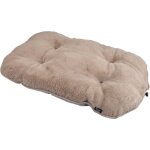 Douceur d'intrieur - coussin reversible flocon 61 x 38 cm beige