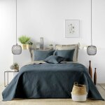 Douceur d'intrieur - couvre lit matelasse romano bleu