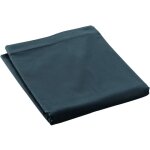 Drap plat 180 x 290 cm percale de coton bleu nuit