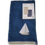 Essuie mains eponge 30 x 50 cm bateau regate bleu Essuie mains eponge 30 x 50 cm bateau regate bleu