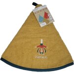 Essuie mains torchon rond 60 cm kenavo jaune bretagne
