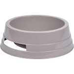 Douceur d'intrieur - gamelle ronde en plastique taupe