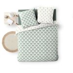 Housse couette + taies 220 x 240 cm artchic diane