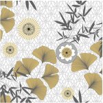 Douceur d'intrieur - nappe toile cire au mtre japonica blanc