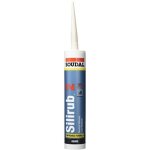 100335 silirub 2 mastic silicone neutre, ton pierre, 310 ml - soudal