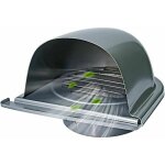 Gabrielle - 100mm grille aeration de ventilation inox, grille de hotte chemine ronde extri, grille ...