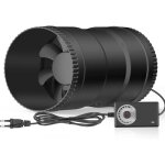 100mm ventilateur extracteur d'air silencieux, 6w 221 m� / h extracteur d'air de ventilation avec contr�leur ...